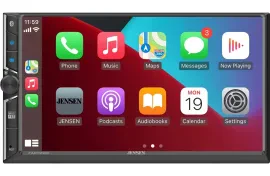 Автомобильная мультимедийная система Jensen CAR723W 2-DIN с сенсорным экраном, Apple CarPlay и Android Auto