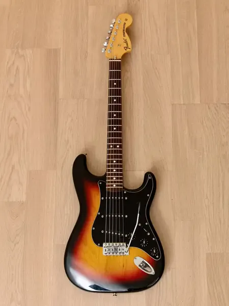 Электрогитара Fender Stratocaster '71 Vintage Reissue ST71-85TX SSS Sunburst w/gigbag Japan 2005