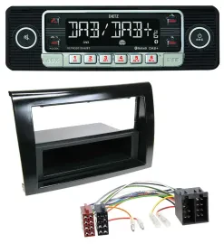 Dietz USB DAB MP3 Bluetooth Autoradio für Fiat Bravo (ab 2007)
