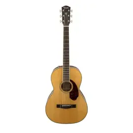 Fender PM-2 Paramount Standard Parlor AE Guitar, Rosewood, Natural #0960252221