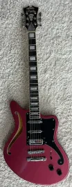 D'Angelico Premier Bedford SH Semi Hollow Electric Guitar, Oxblood w/Gig Bag