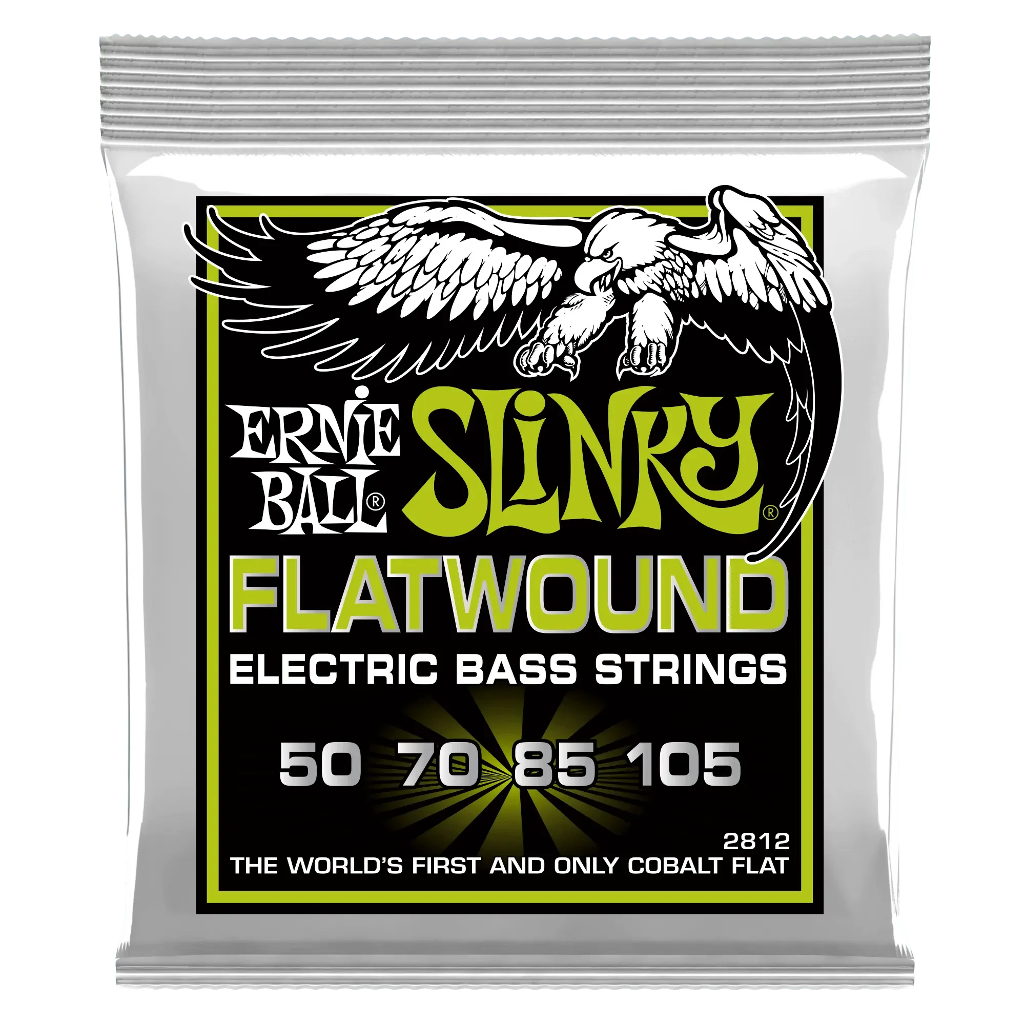 Струны для бас-гитары Ernie Ball 2812 Regular Slinky Flatwound Bass 50-105