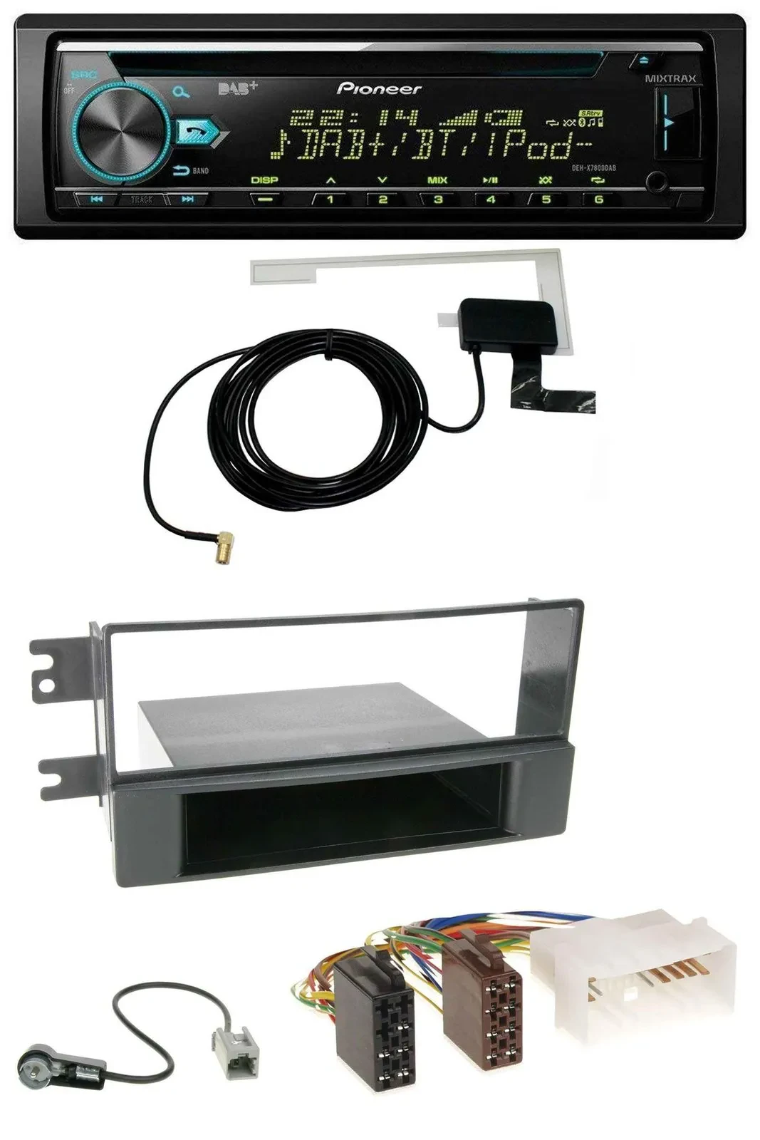 Pioneer MP3 AUX CD USB DAB Autoradio für Kia Cerato (ab 2007)