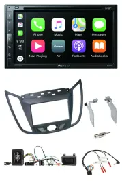 Автомагнитола Pioneer 2DIN DVD DAB Bluetooth USB для Ford C‑Max (с 2011), серый
