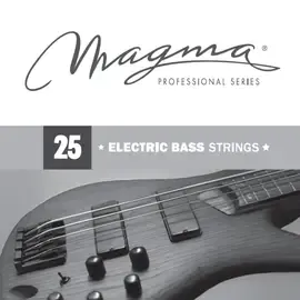 Струна одиночная для бас-гитары Magma Strings BS025N Nickel Plated Steel 028