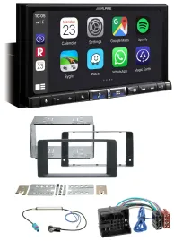 Alpine 2DIN DAB USB MP3 Bluetooth Autoradio für MAN TGA TGX TGL TGM TGS 2017-202