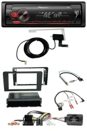 Автомагнитола Pioneer 1DIN USB DAB MP3 для Audi A3 8P (2003–2006) с поддержкой управления на руле