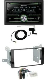 Автомагнитола для Fiat Fullback, Mitsubishi L200 Pioneer 2DIN, CD, USB, MP3, Bluetooth, DAB