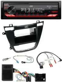 Автомагнитола JVC Bluetooth USB DAB для Opel Insignia (с 2008), черная