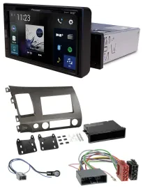 Pioneer DAB MP3 Bluetooth USB Autoradio für Honda Civic Hybrid FD3 06-10 anthraz