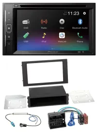 Автомагнитола для Seat Leon (с 2014) Pioneer 2DIN, DAB, DVD, Bluetooth, MP3, USB