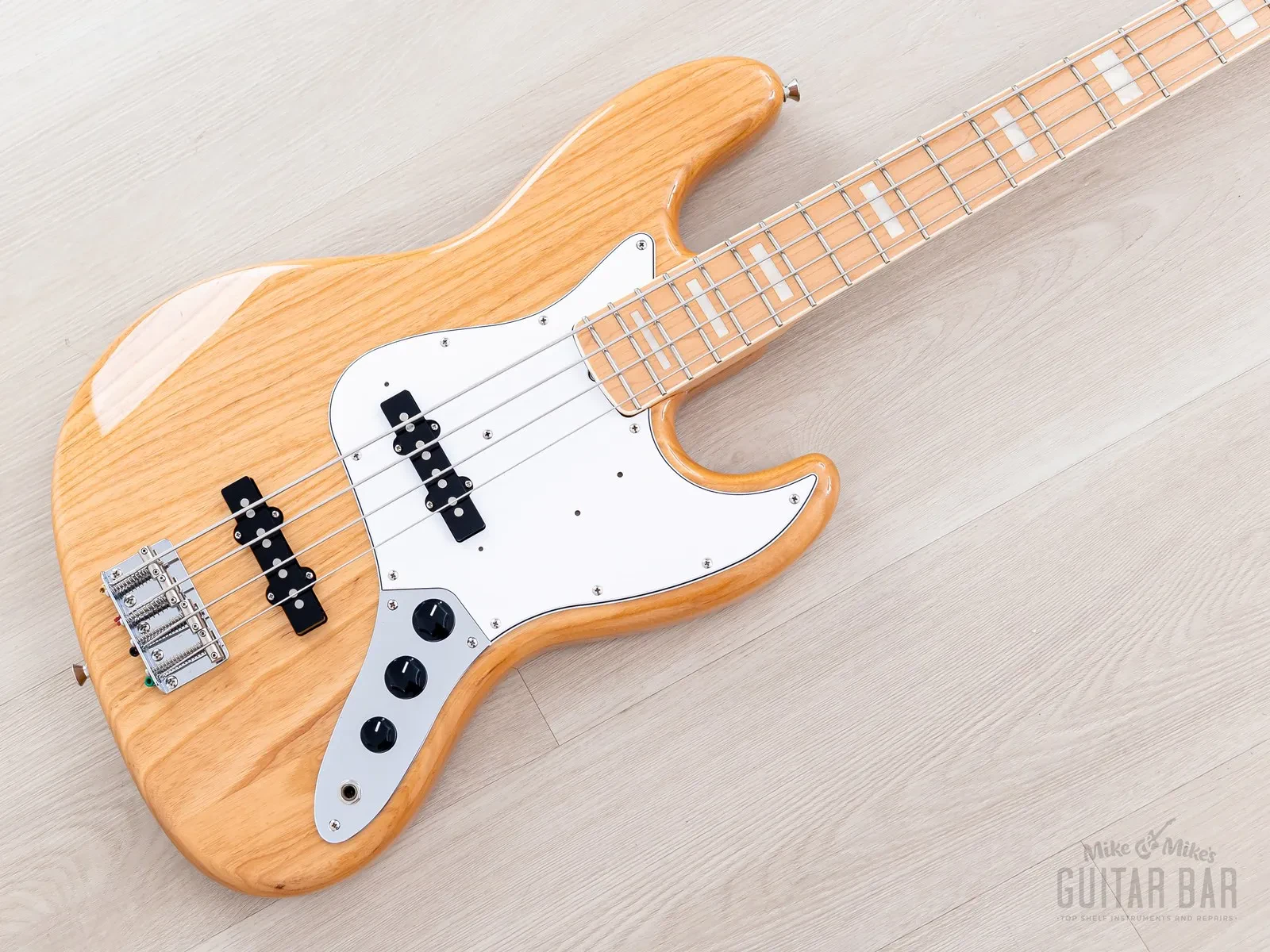 2012 Fender Jazz Bass ‘75 Vintage Reissue JB75 Natural Ash, Japan MIJ