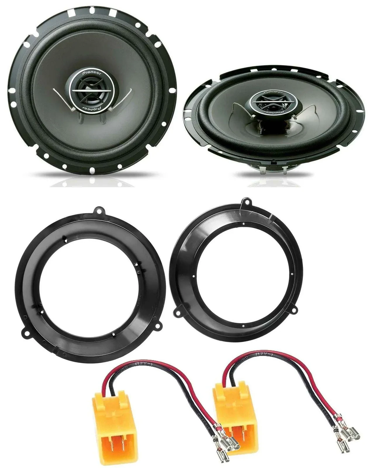 Pioneer 170Watt 2-Wege 16,5cm Lautsprecher für Fiat Panda 03-12 Fronttür Auto Bo