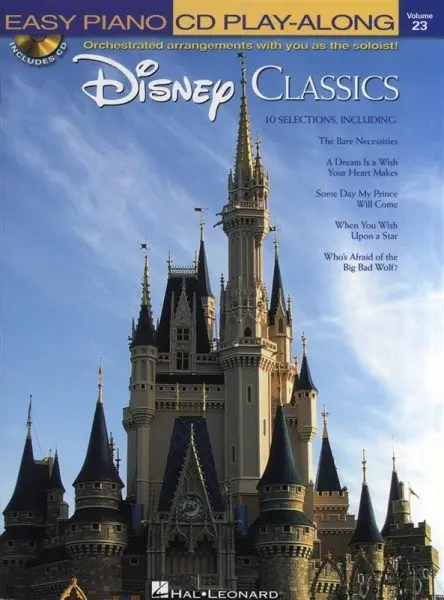 Ноты MusicSales EASY PIANO CD PLAY-ALONG VOLUME 23 DISNEY CLASSICS