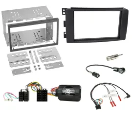 Radioset Lenkradadapter Doppel DIN Autoradio für Smart ForFour 2004-2006