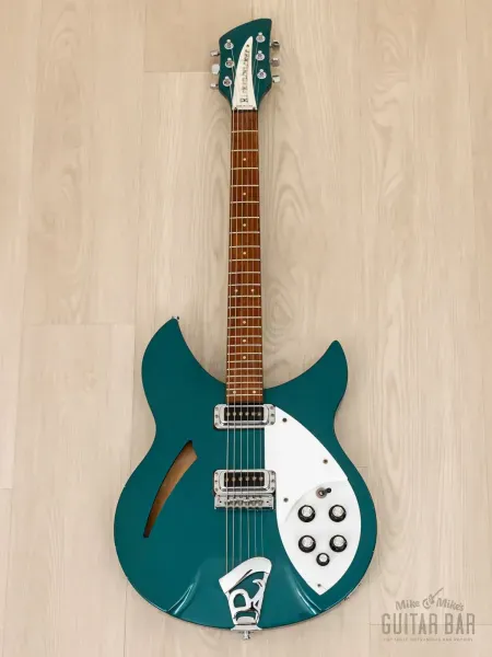 Электрогитара полуакустическая Rickenbacker 330 Semi-Hollow SS Turquoise w/case USA 2001