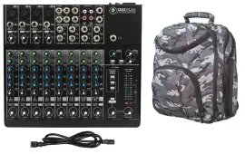 Mackie 1202VLZ4 12-Channel Compact Analog Mixer w/ 4 ONYX Preamps + CAMOPACK