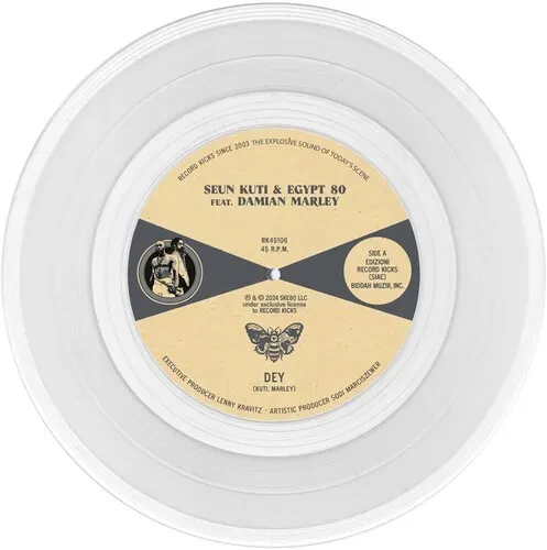 Виниловая пластинка Seun Kuti - Dey / Dey (Instrumental) [New 7" Vinyl] Colored Vinyl