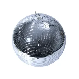 LightmaXX Spiegelkugel 40 cm, Professionelle Mirrorball, 10x10mm Reflektoren