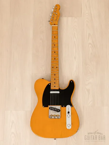 Электрогитара Fender JV 1952 Telecaster TL52-65 SS Butterscotch w/case Japan 1983