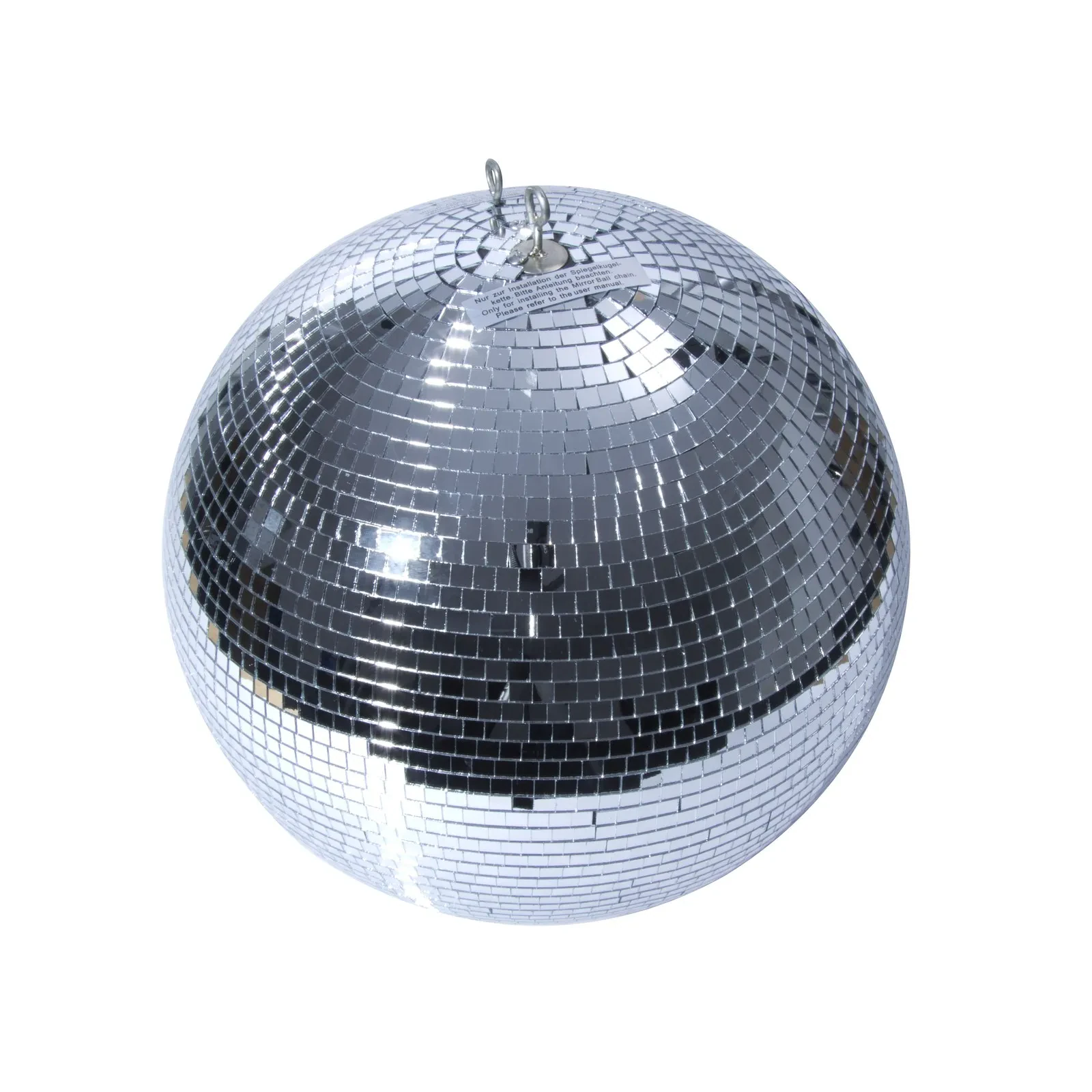 LightmaXX Spiegelkugel 40 cm, Professionelle Mirrorball, 10x10mm Reflektoren
