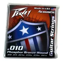 Струны для акустической гитары Peavey Phosphor Bronze Balanced 10-47