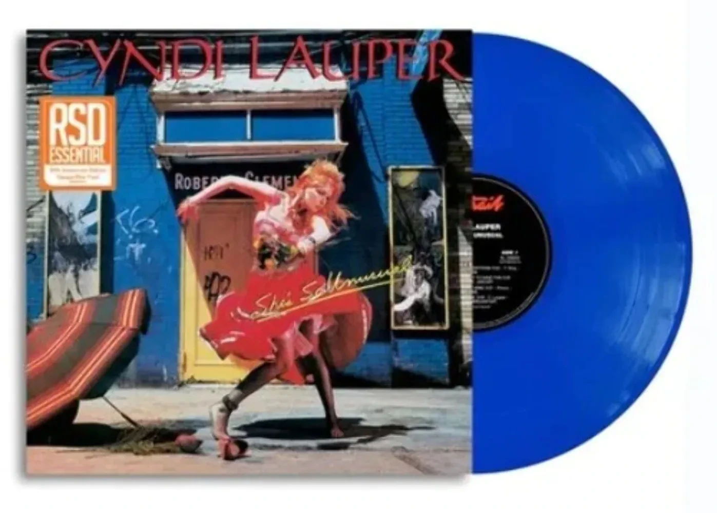Виниловая пластинка Cyndi Lauper - She's So Unusual [Blue Vinyl] NEW Sealed Vinyl