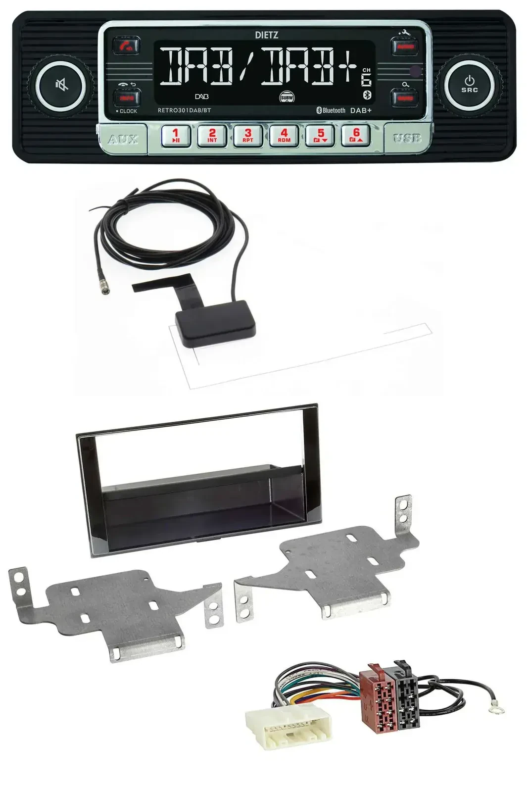 Автомагнитола для Nissan Juke (с 2014) Dietz DAB, Bluetooth, USB, MP3