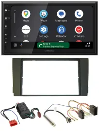 Kenwood DAB Bluetooth USB MP3 2DIN Autoradio für Audi A6 01-05 C5 Bose Aktivsyst
