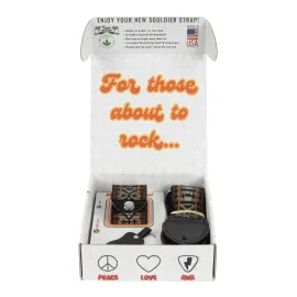 Souldier Gift Box Trio - Zapata Guitar Strap, Leather Cuff, and Keychain