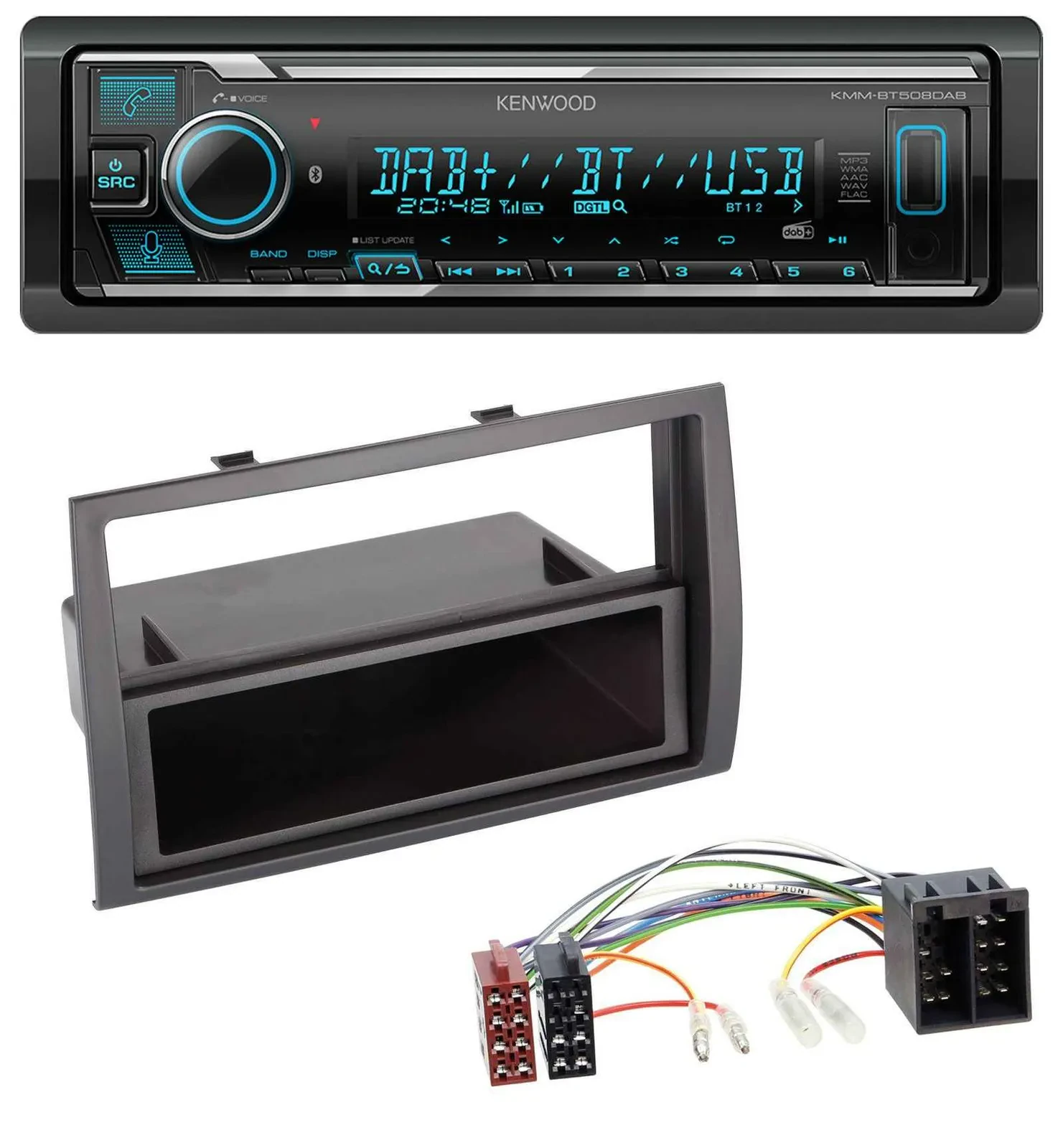 Kenwood Bluetooth MP3 DAB USB Autoradio für Citroen Jumper Peugeot Boxer Fiat Du