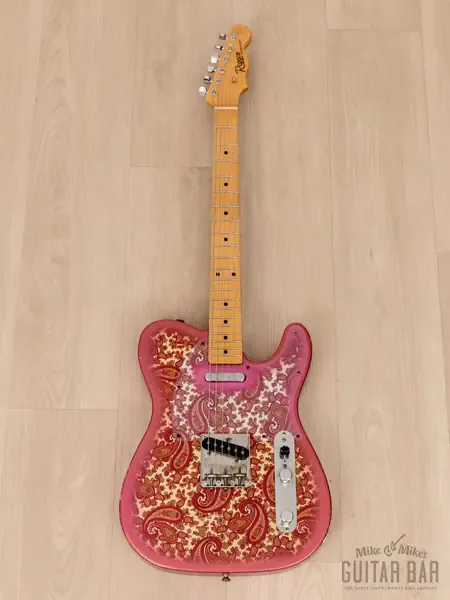 Электрогитара Riggio Custom Guitars Tango SS Pink Paisley w/case USA 2021