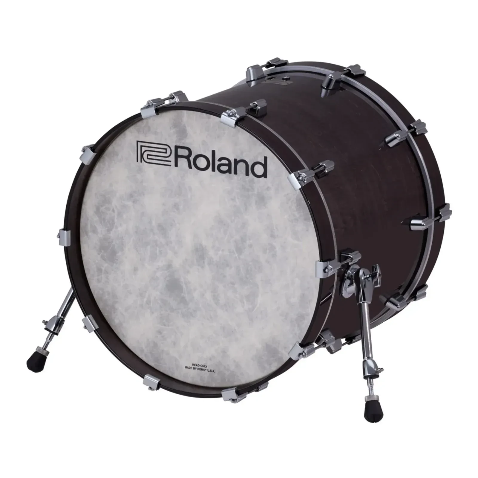 Roland KD-22-GE Kick Drum Pad Acoustic-Style 22-Inch (Gloss Ebony)