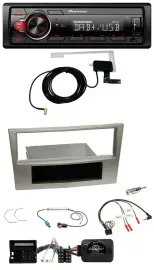 Pioneer 1DIN MP3 DAB USB Lenkrad Autoradio für Opel Zafira B Astra H Corsa D sat