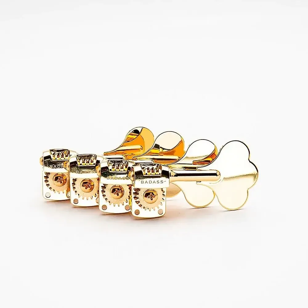 Колки для бас-гитары Leo Quan Badass OGT Mini 4-in-line Gold