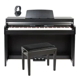 Цифровое пианино Fame Audio DP 8600 BT BK V2 181 звуков, 50 стилей, молоточковая механика, USB MIDI, Bluetooth, чёрный (набор)