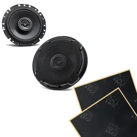 Kenwood KFC-1796PS 300W RMS 6.75” 2-Way Coaxial Car Speakers with Sound Damping