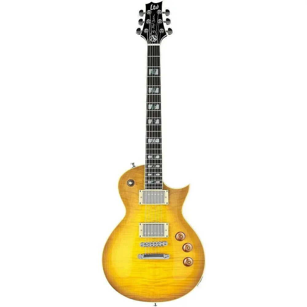 Электрогитара LTD AS-1 Alex Skolnick Lemon Burst Flame Maple
