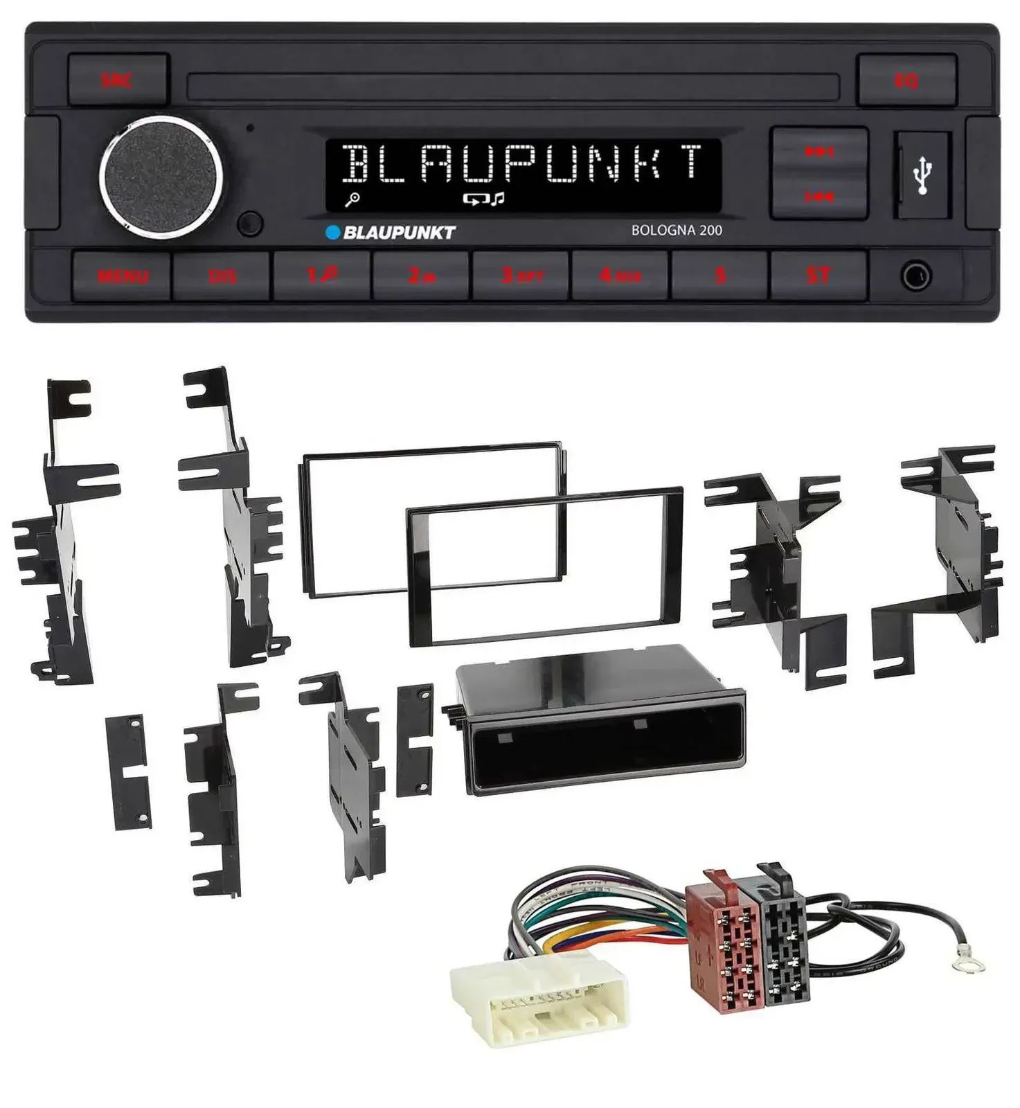 Blaupunkt MP3 AUX USB 1DIN Autoradio für Nissan Versa ab 07 Xterra ab 13