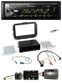 Автомагнитола для Alfa Romeo Giulietta (940) Pioneer Bluetooth, USB, DAB, поддержка управления с руля