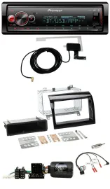 Автомагнитола для Fiat Ducato (2012–2015) Pioneer Bluetooth, DAB, USB, цвет черный (piano black)