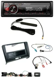 Автомагнитола Pioneer DAB, MP3, USB, 1-DIN, совместима с кнопками на руле, для Audi TT (2006–2014)