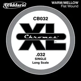Струна для бас-гитары D'Addario CB032, сталь, плоская оплетка, калибр 32