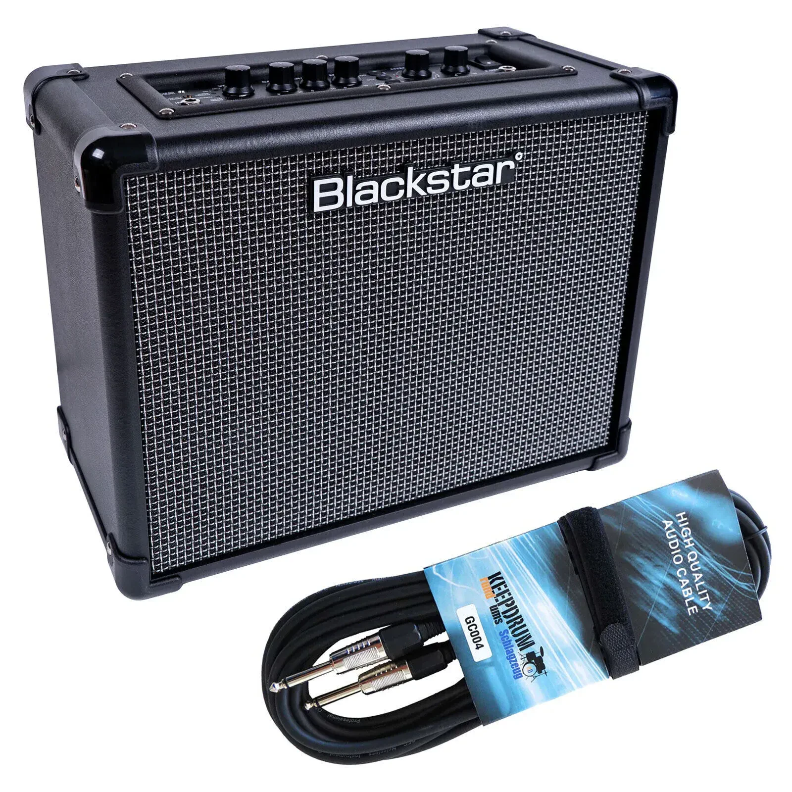 Blackstar ID Core 20 V3 Gitarren-Verstärker + keepdrum Gitarrenkabel 6m