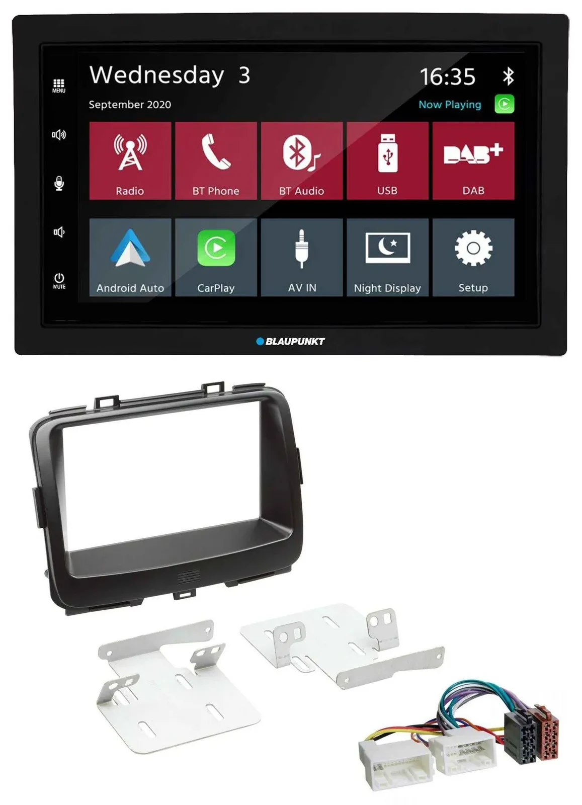 Автомагнитола для Kia Carens 4 RP (с 2013) Blaupunkt 2DIN, MP3, USB, Bluetooth, DAB