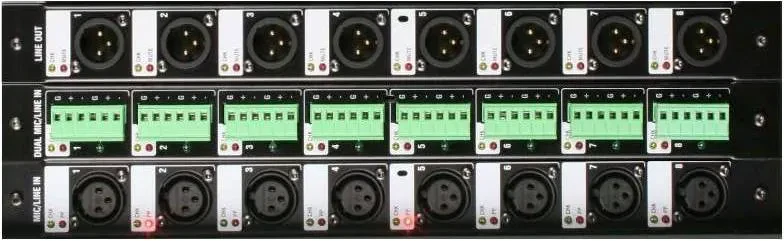 Микрофонный предусилитель Allen & Heath M-DUALIN модуль расширения, 2 микрофонных входа