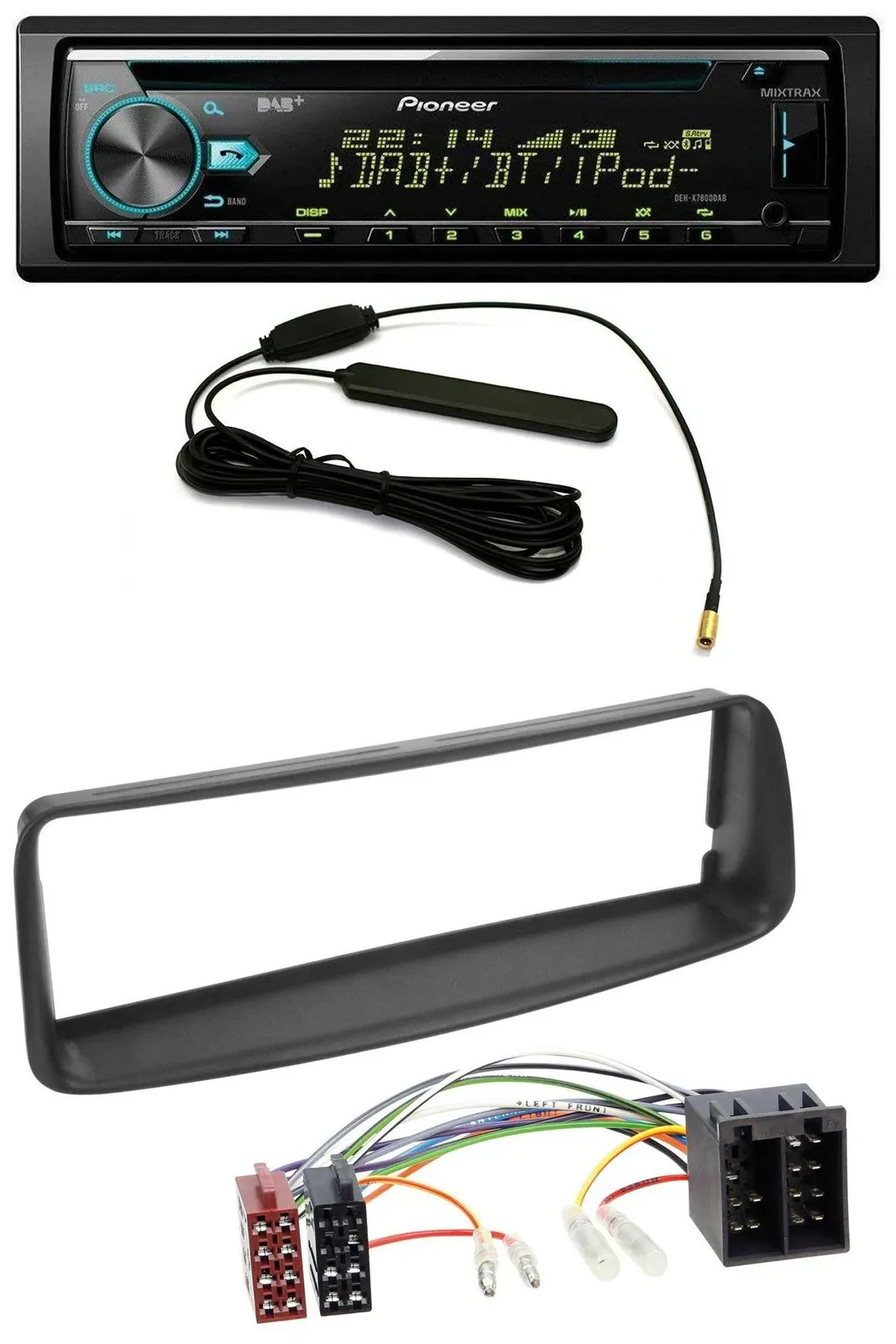 Pioneer CD MP3 AUX DAB USB Autoradio für Peugeot 206 (ab 1998)