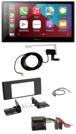 Pioneer USB Bluetooth DAB MP3 2DIN Autoradio für Land Rover Range Rover Vogue L3