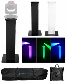 (1) Totem Light Stand+Black+White Scrims For Chauvet Intimidator Beam 140SR