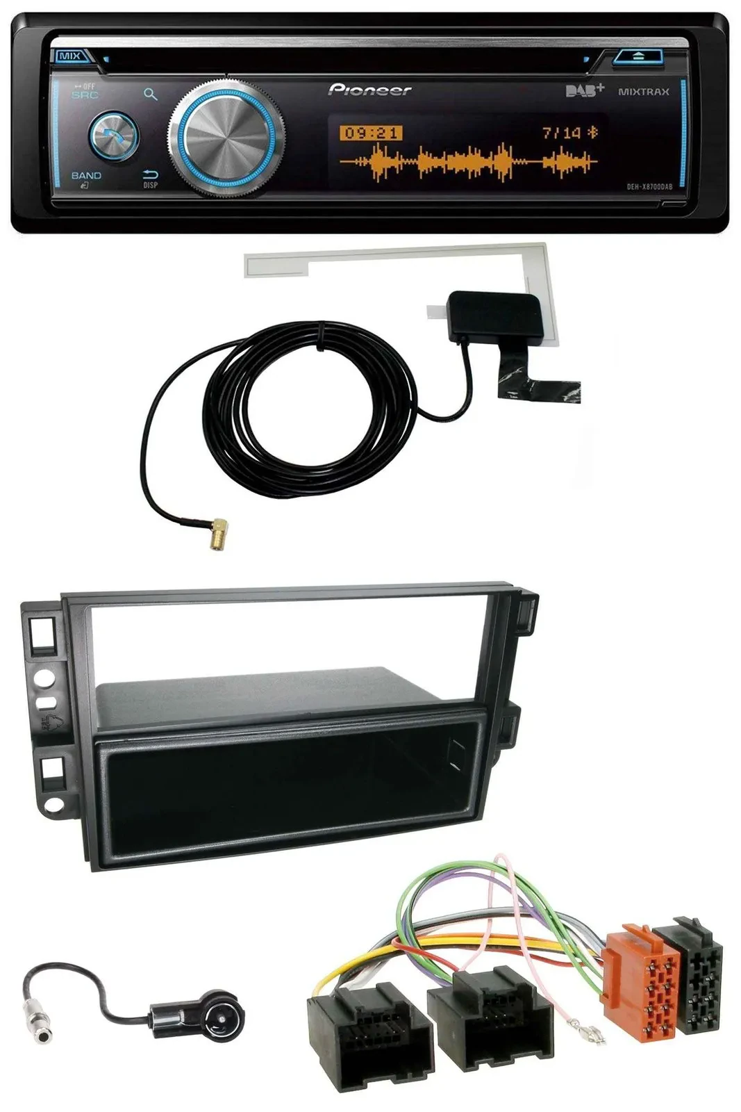 Автомагнитола для Chevrolet Aveo, Epica, Captiva Pioneer Bluetooth DAB MP3 USB CD